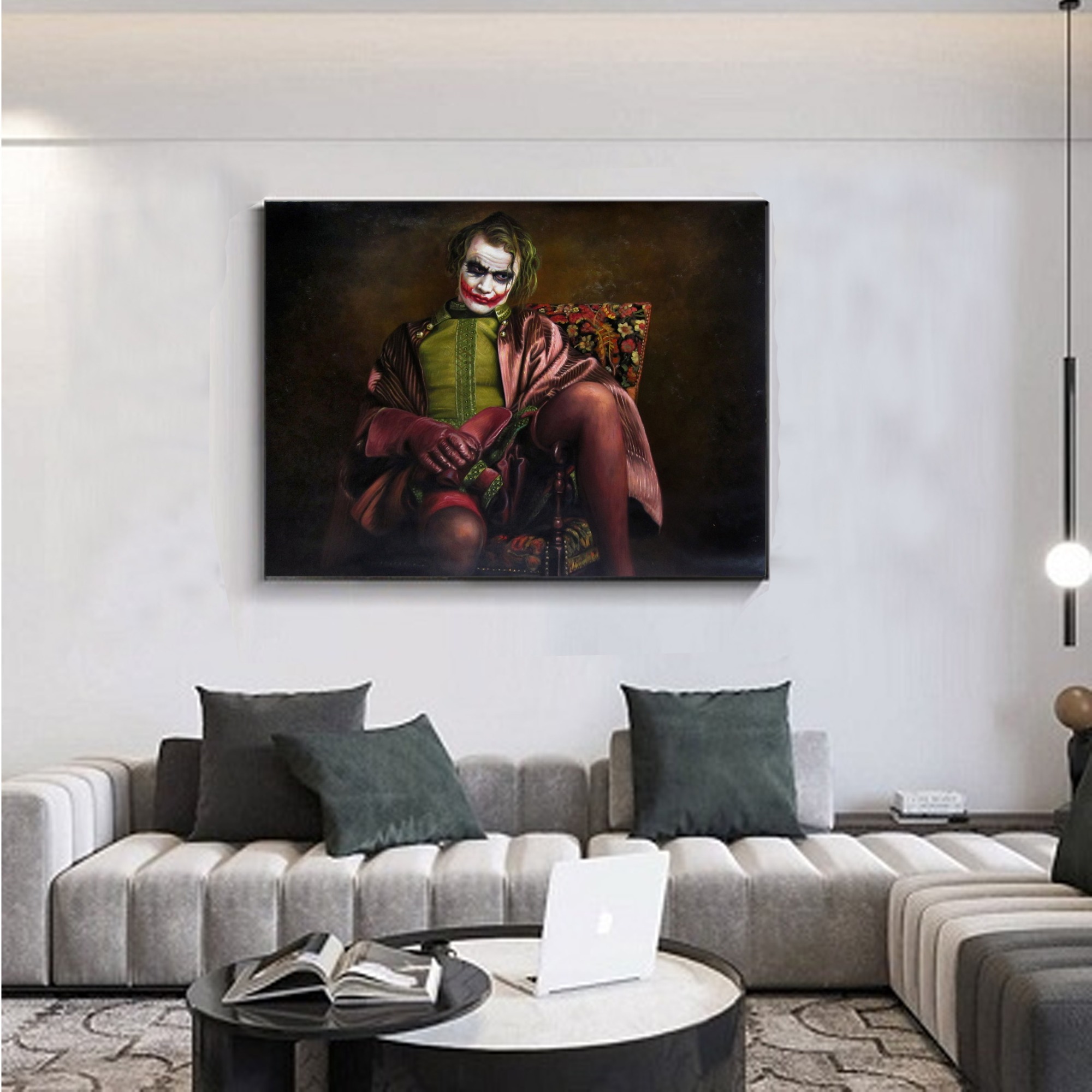 Hand-painted oil reproductions of movie posters!