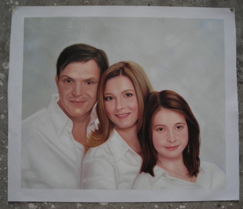 Custom oil portrait, Original Personalized portrait painting, History portrait, Hand Painted Oil Painting portrait From Photos