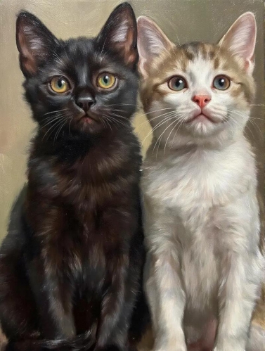 Custom oil portrait, Original Personalized portrait painting, History portrait, Hand Painted Oil Painting portrait From Photos