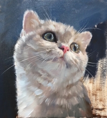 Custom oil portrait, Original Personalized portrait painting, History portrait, Hand Painted Oil Painting portrait From Photos